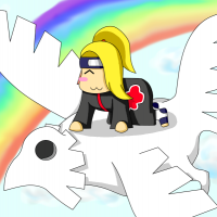 Deidara rainbow